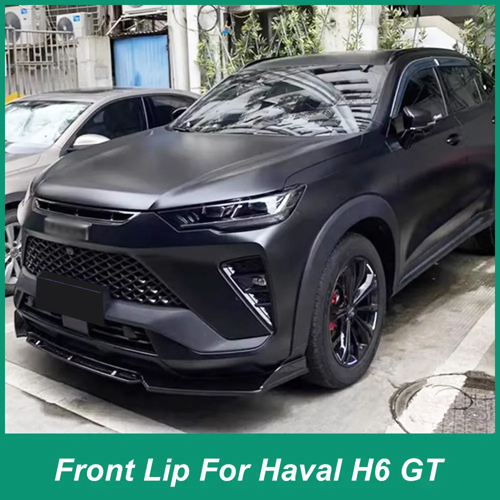 For Haval H6 GT Accessories Automotive External Parts Front Bumper Separation Chin Diffuser Deflector Protection Cover Body Kit