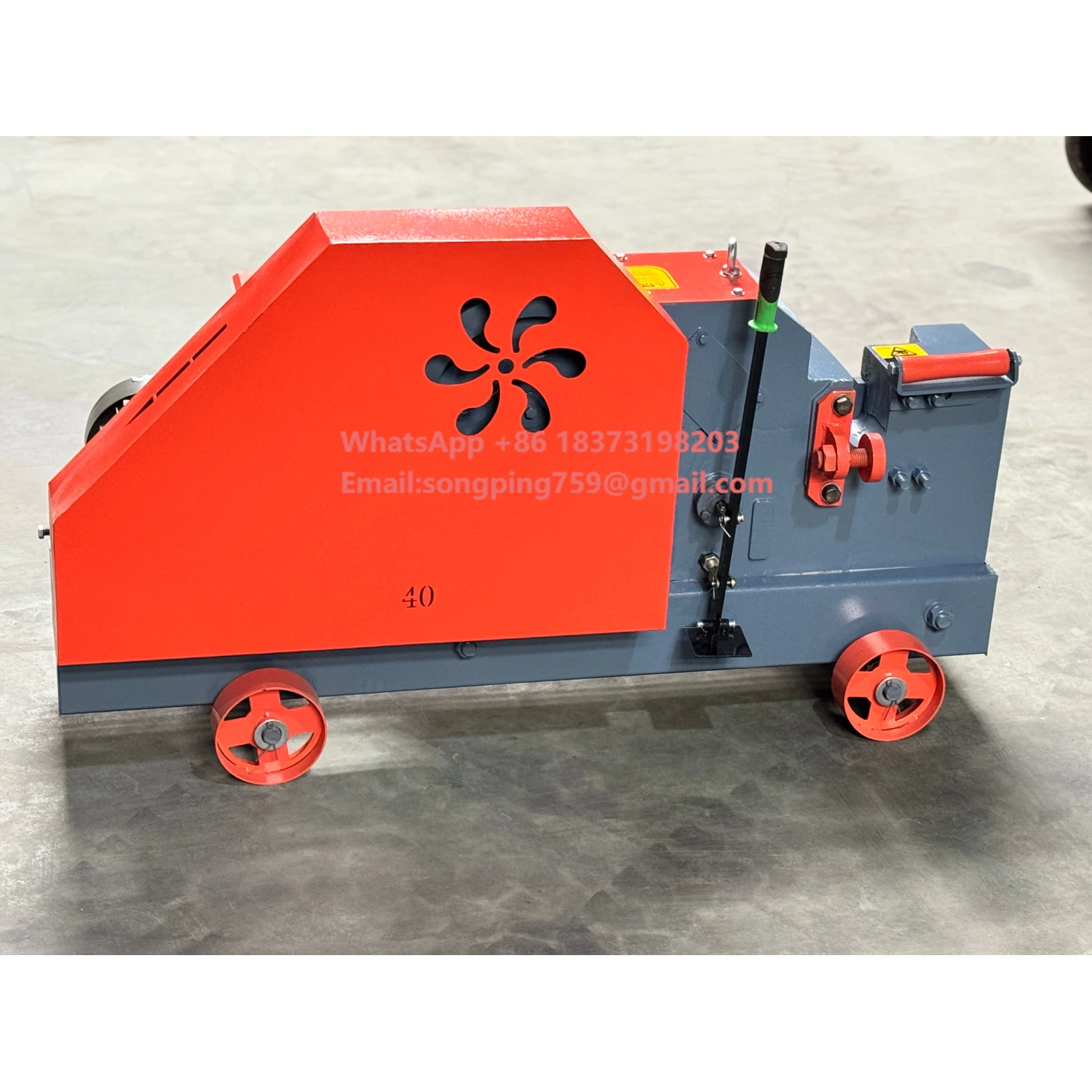 

Портативный ручной станок для резки стальных прутков, тяжелое инженерное оборудование с прочным двигателем 4 кВт, многовольтажный