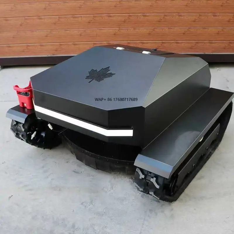 High Quality DIY 4-Stroke 22HP Self-PropelledLawn Mower 24V 1000mm Remote Control Grass Box 7L Powerful Engine Spot