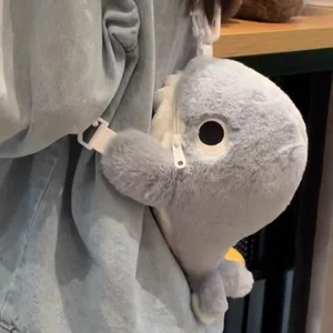 Netter Haifischplüsch -Rucksack für Kinder, Kawaii Whale Fisch Cartoon Puppenschule, Kinderrucksäcke, Mini -Aufbewahrungstasche, Frauentaschen 10 Hauptverkaufs -Rucksackfische - №7