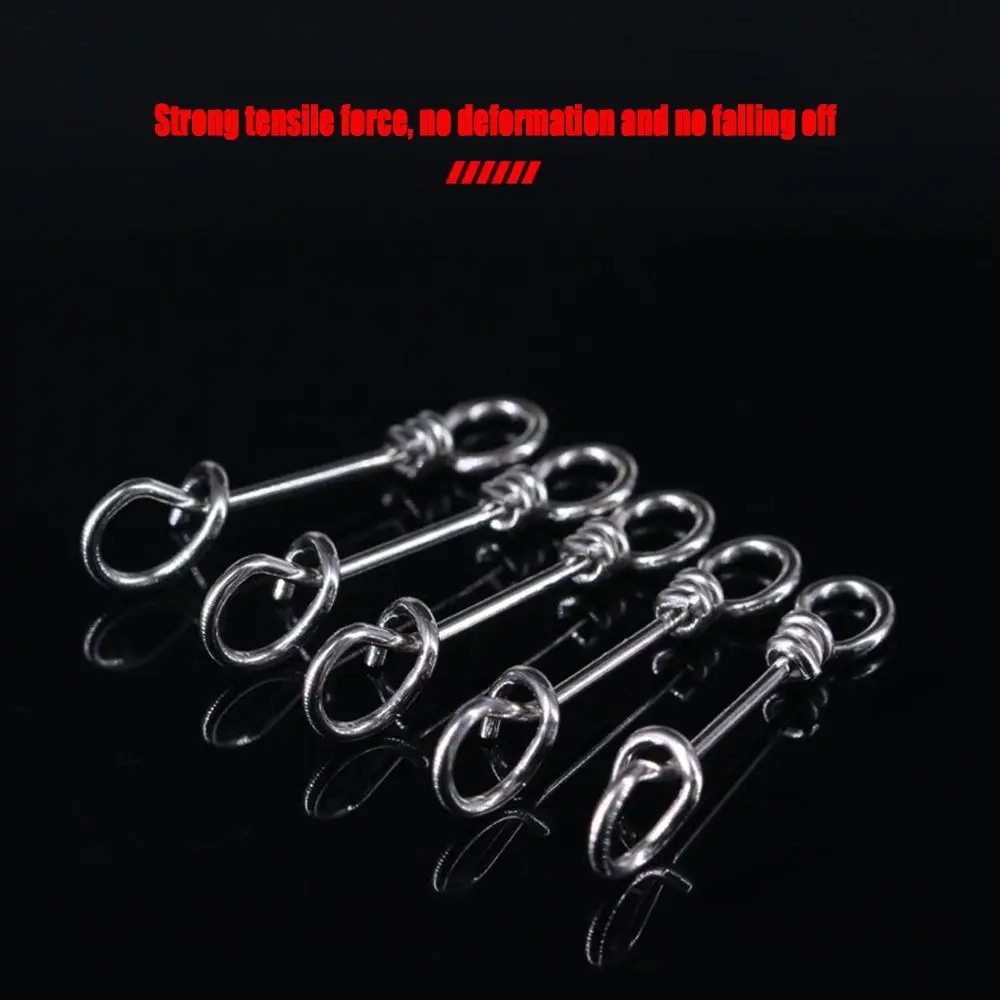 Fastach Clips giratorios de acero inoxidable - conexión rápida para pesca - imagen 4