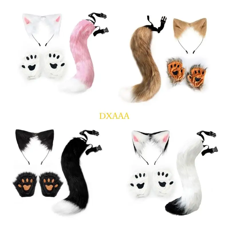 DXAA أحذية جميلة من الصوف خطة مفصلة ملابس مريحة متعددة الاستخدام بالإضافة إلى مواد حفلات الهالوين