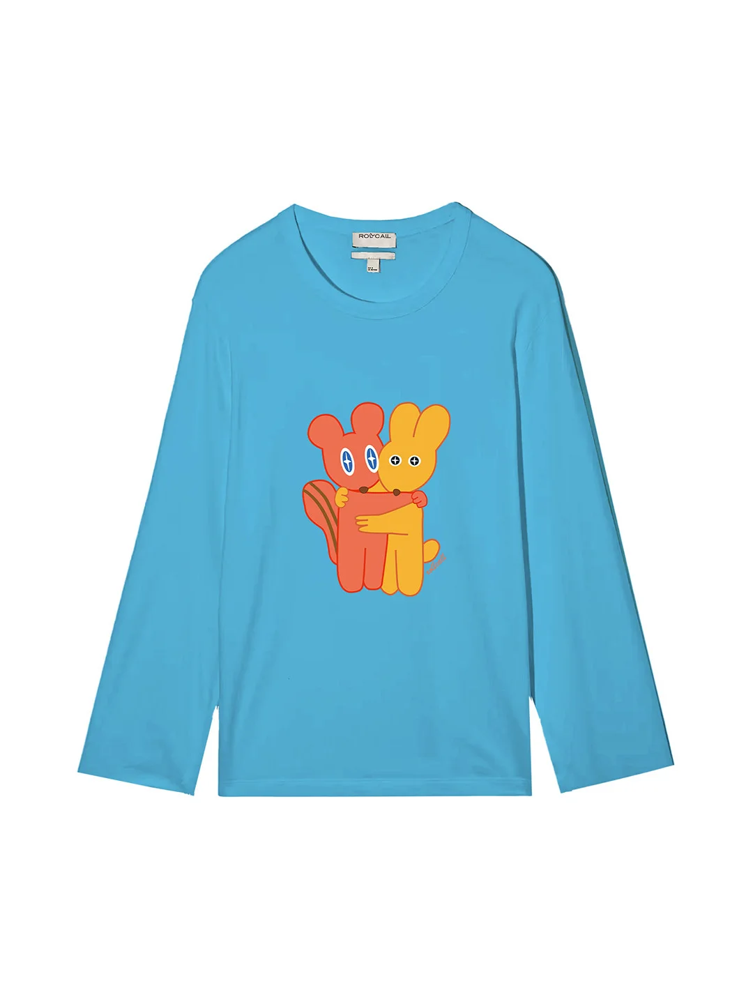 

New Brand ROLLCALL Winter Long Sve T-irt Bear Embrace GoGoBuyer St Store Ladies Casual Faion Cotton Poly...