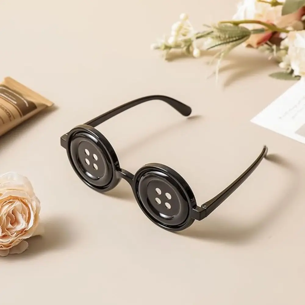 

Fashion Costume Accessory Button Eye Glasses Resin Lightweight Eyewear Cosplay Party Favor Eyewear Halloween Glasses kids