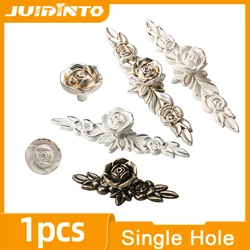 JUIDINTO Furniture Cabinet Handle Zinc Alloy European-style Paint Cabinet Wardrobe Handle Kitchen Furniture Hardware Handle