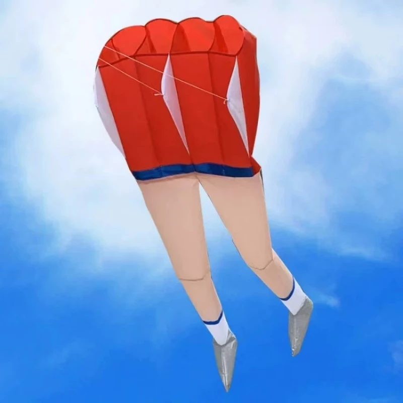 Cometa de fútbol, pipas grandes y suaves volando para adultos, pipas de nailon, calcetines de viento, cometa voladora para adultos, un forro, paracaídas real, drachen steigen