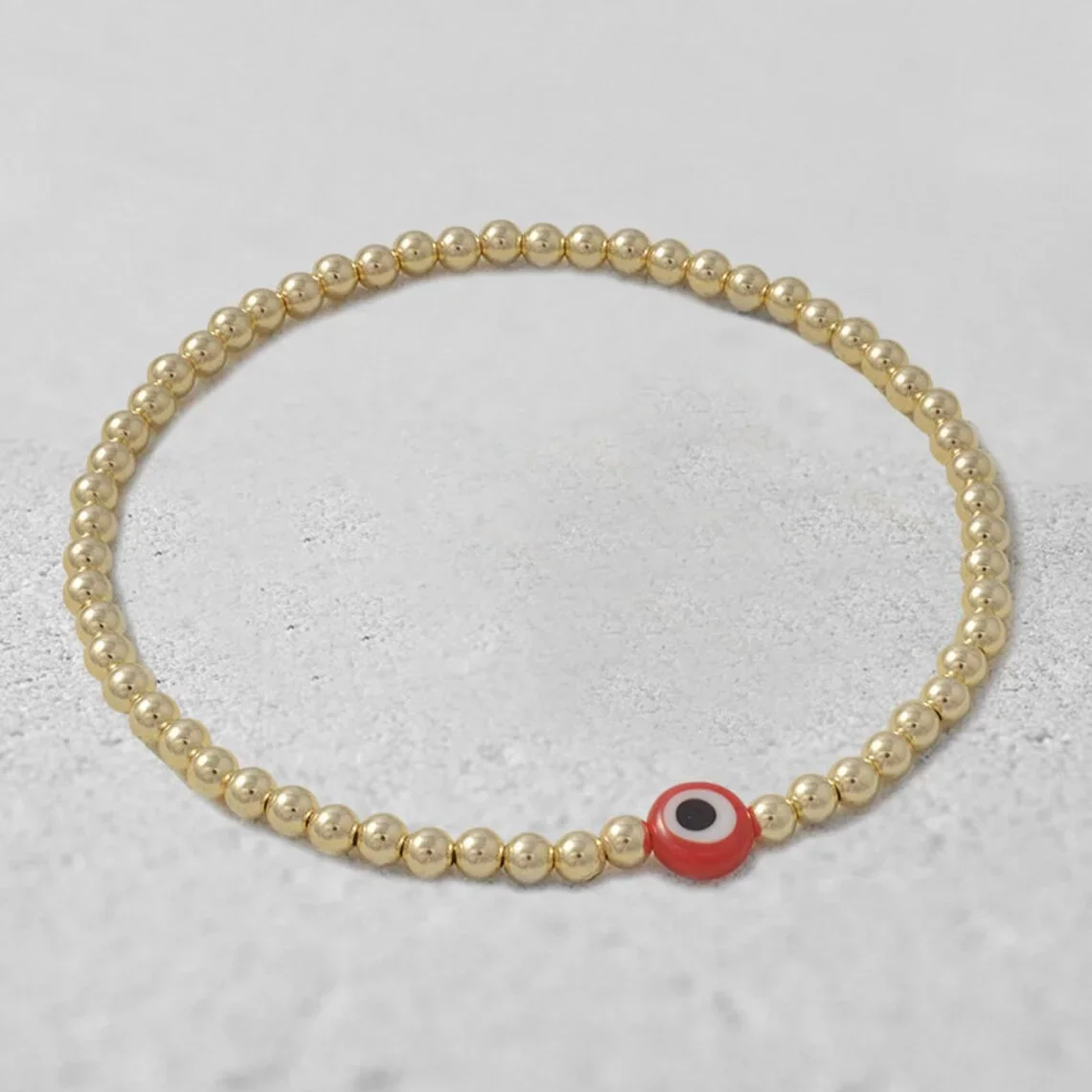 CCGOOD التركية سوار بحليات العين الزرقاء 18K مطلية بالذهب تمتد بوهو مجوهرات للنساء الصيف تكويم هدية روحية اليدوية مطرز