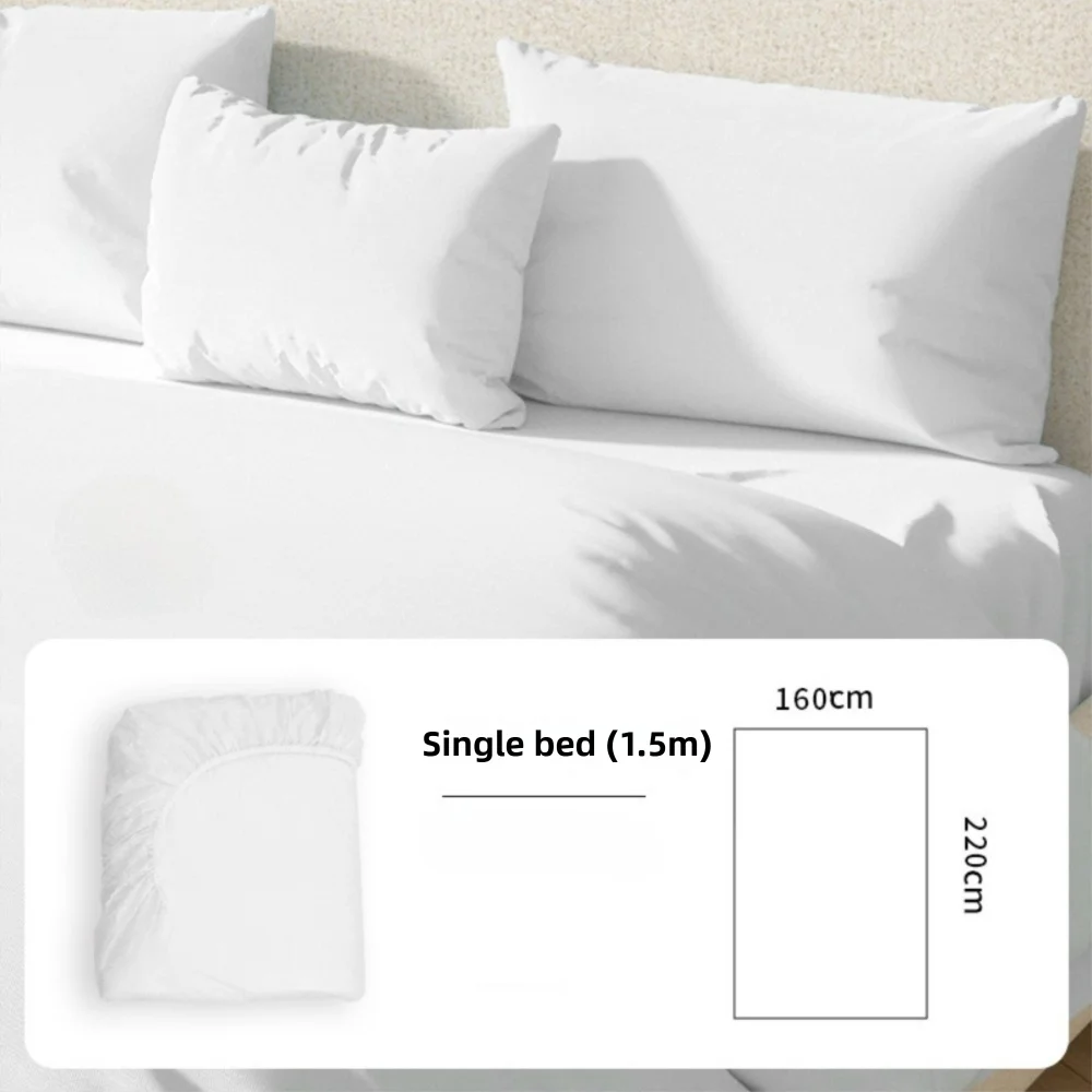 Portable Non-woven Disposable Fitted Sheet with Elastic Bands Single Bed Disposable Bed Sheet Non Slip Mattress Covers Hotel