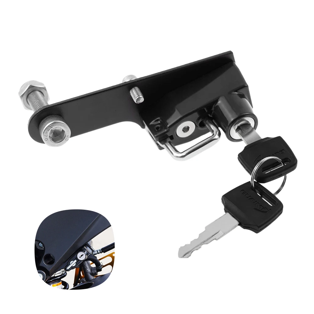 

For Suzuki GSX R600 GSX R750 2011 to 2017 GSXR600 GSXR750 Motorcycle Helmet Lock Bloqueo De Casco