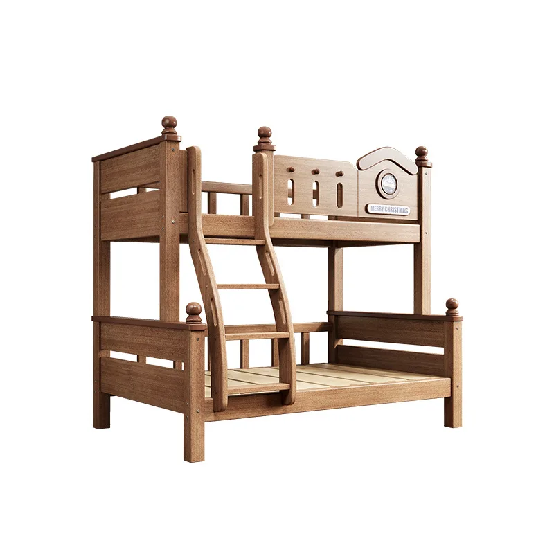 

Upper and lower beds are solid wood, modern minimalist high and low beds, multi-functional