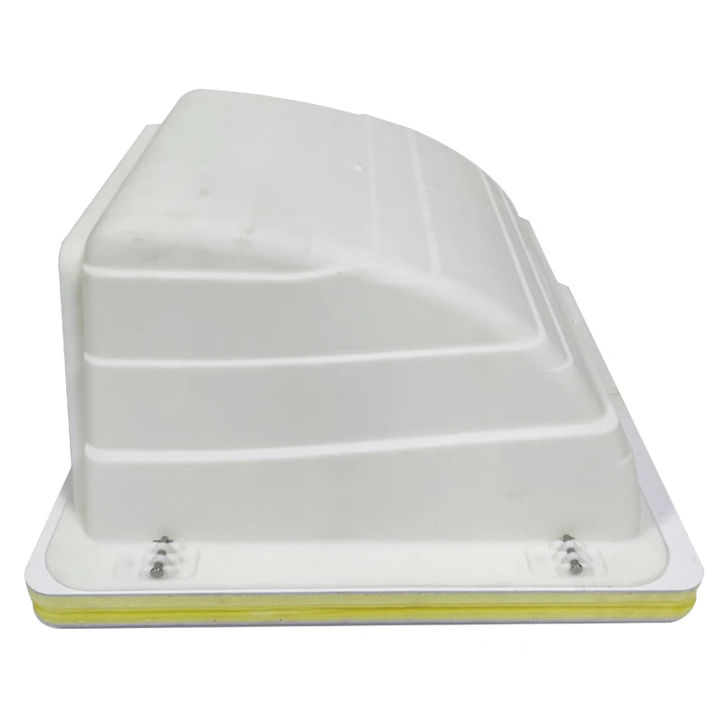 

RV Roof Vent Cover Allows High Flow Air Ventilation Into Your RV, Rain Or Shine Easy Installation White