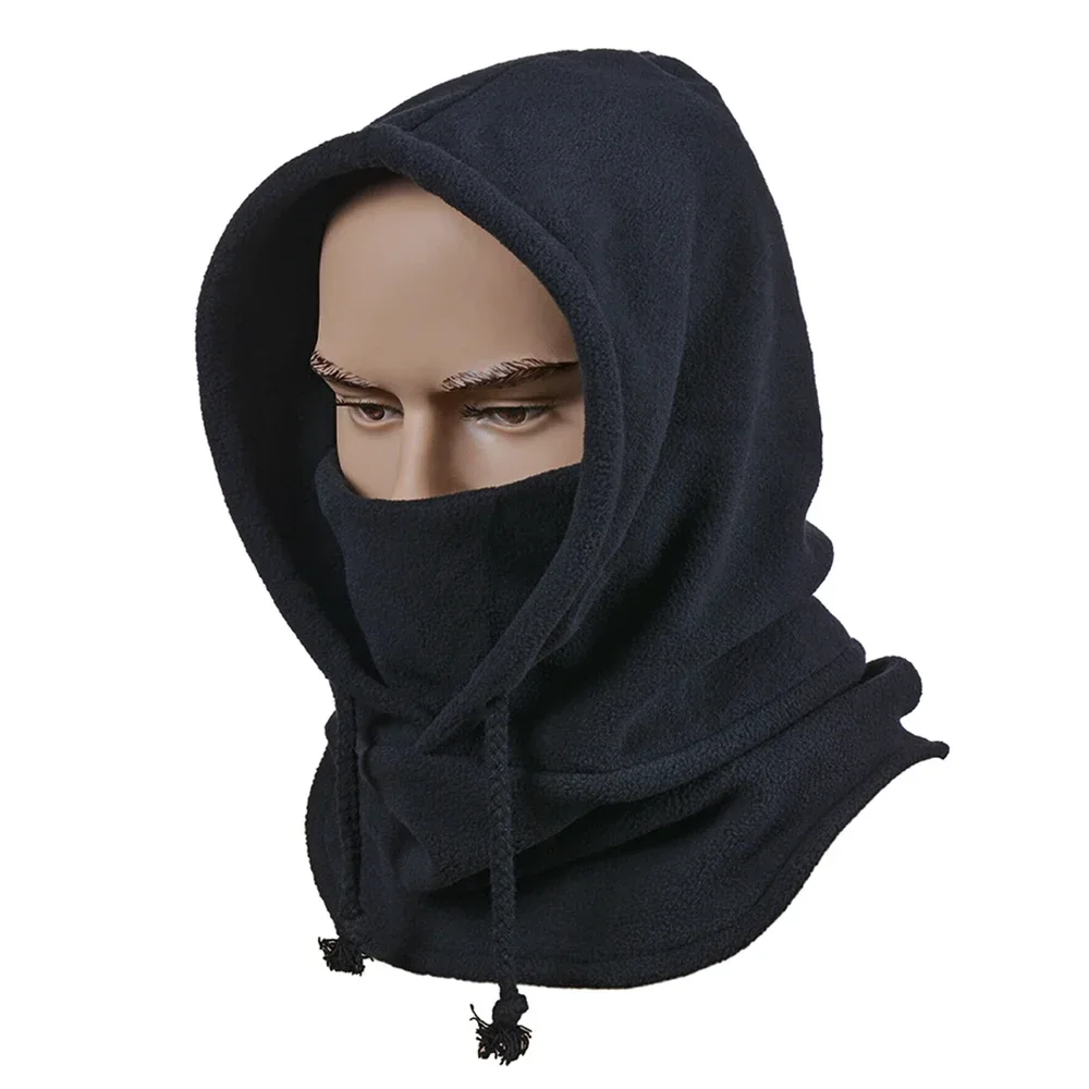 Outdoor Riding Warm Hood Mask Winter Polar Fleece Neck Protection Hat Suitable for Riding Skis and Motorcycles Neck Protection