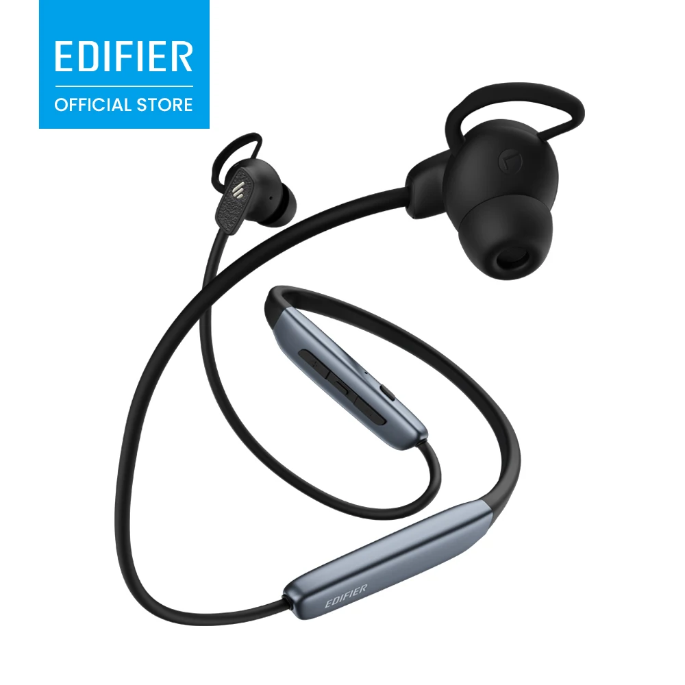 EDIFIER W280NB Pro -45dB Casque hybride ANC à tour de cou Bluetooth 5.4 Hi-Res sans fil 23H d'autonomie IP55 Faible latence pour le gaming