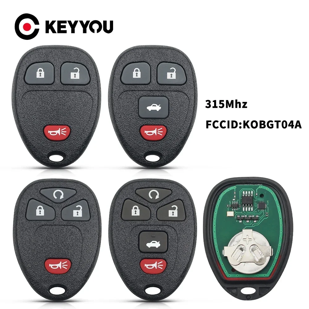 

KEYYOU дистанционный Автомобильный ключ KOBGT04A 315 МГц для Chevrolet Captiva HHR Uplander Pontiac Монтана SV6 Сатурн реле Buick Terraza
