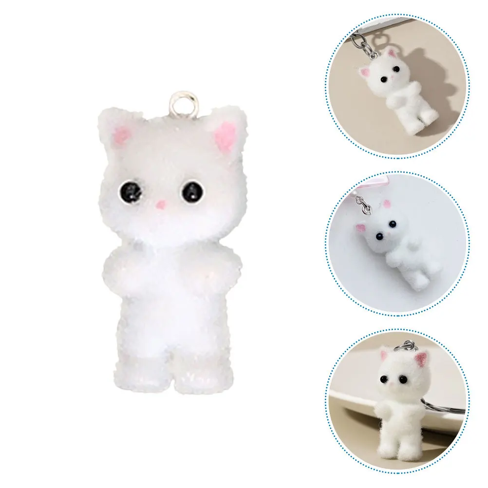 

10Pcs Colorful Cat Charms Small Pendants for Earrings Necklace Bracelet Charms Jewelry Making Keychain Phone Decoration