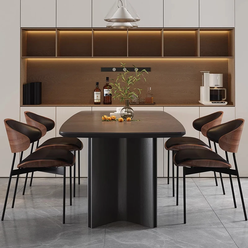 Reception Tables Restaurant Elegant Dining Luxury Table Round Ceramic Sedentary Extendable Kitchen Room Cafe Chairs Modern Rooms