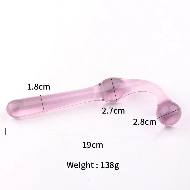 الزجاج دسار النساء G بقعة المهبل تحفيز الشرج الخرز بعقب المكونات جهاز تدليك للبروستاتا لعب مثلي الجنس سدادة/ مقابس المؤخرة ألعاب جنسية المثليين #5