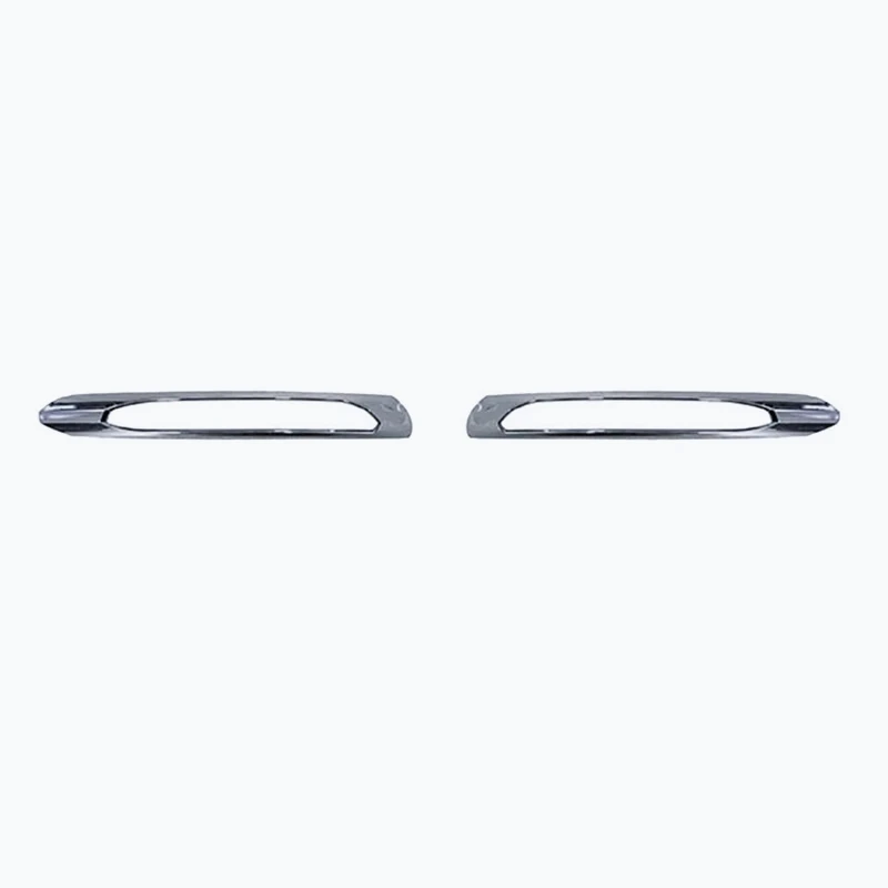 

L+R Front Bumper Fog Lamp Chrome Cover Parts 2128852174 2128852274 For Mercedes-Benz W212 AMG 2010-2013 Day Running Light T