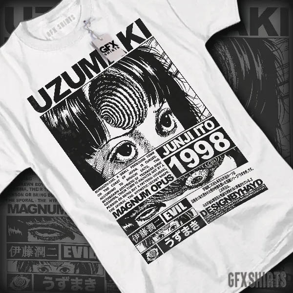 Tomie Junji Ito Uzumaki Horror Anime Manga Japanese Japan Guro Gore T-Shirt