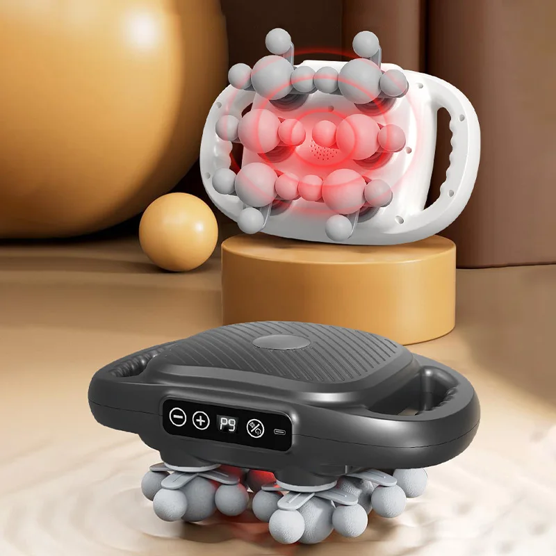 

22 Head Professional Grade Lumbar Waist Body Electric Massage Gun with Multi Head Deep Vibration Muscle Relaxation Massager