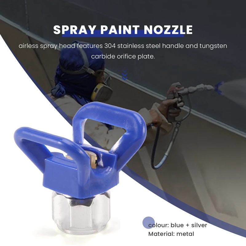 Imagem -05 - Airless Pintura Dicas de Pulverização Pulverização Ponta Guarda Bocal Substituição do Assento para Airless Pulverizador Spray 415 515 Pcs