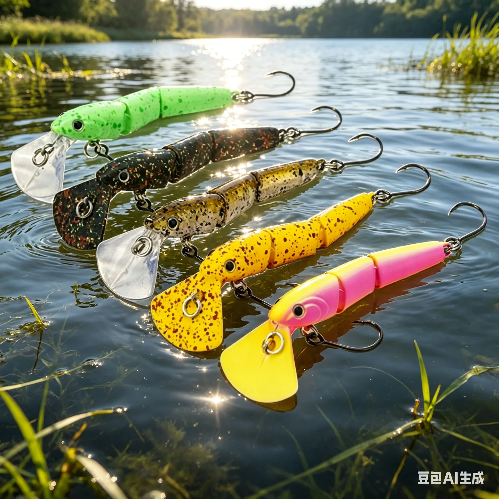 

1pc Minnow Swimbait ABS 3 Section Slow-Sinking S-Shaped Swimming Motion Hard Bait For Trout Bass Fishing Lure Accessories