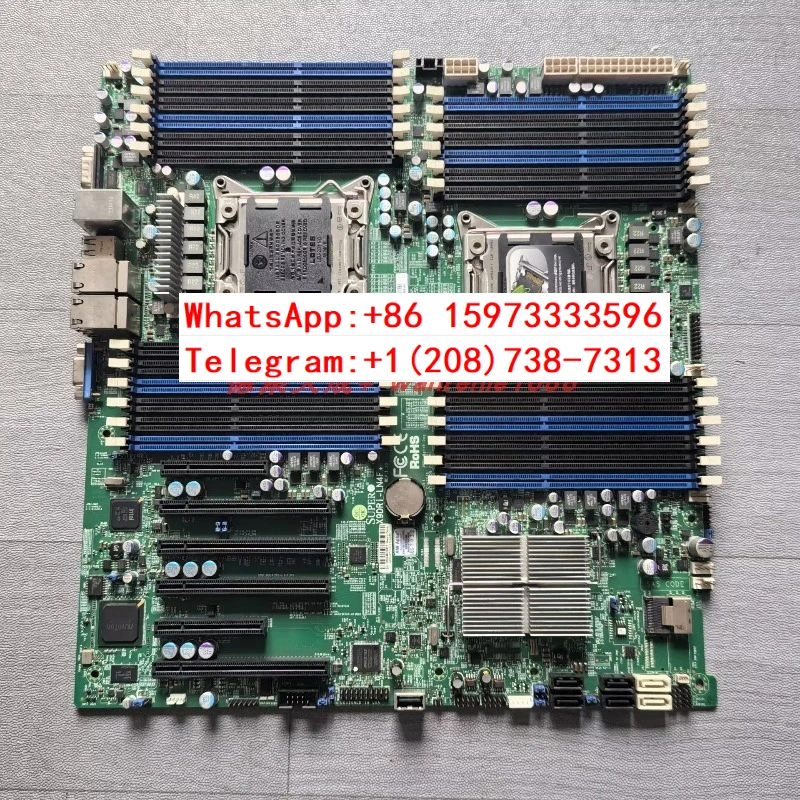 Supermicro X9DRi-LN4F + dual 2011 server main board X79 dual 24 memory slots four network ports