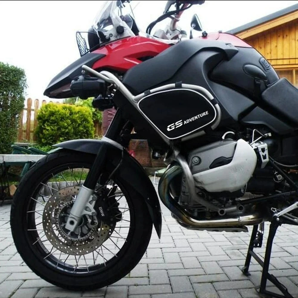 

Motorcycle Spandex Bumper Bag Tool Placement for BMW R1200 R 1200 GS R1200GS Adventure 2005 2006 2007 2008 2009 2010 2011 2012