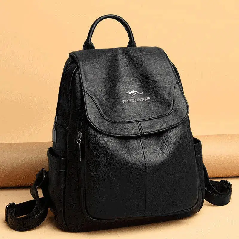 Top Layer Cowhide Backpack Soft Leather Large Capacity Dual Shoulder Travel Bag Women's Genuine Leather Fashionable New 2026