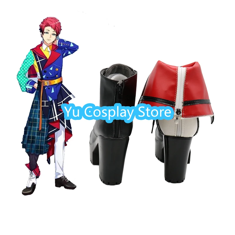 Game A3! Nanao Taichi Cosplay Shoes Halloween Carnival Boots PU Shoes Cosplay Props Custom Made