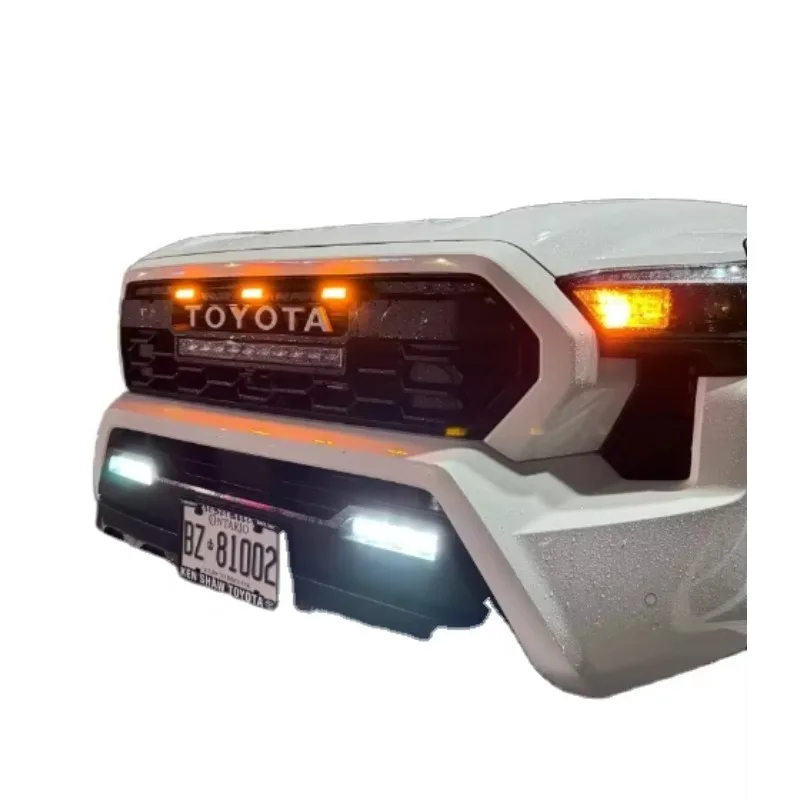 

Factory Direct 4x4 Offroad Plastic Pickup Truck Grill With Led Lights For Toyota Tacoma 2024