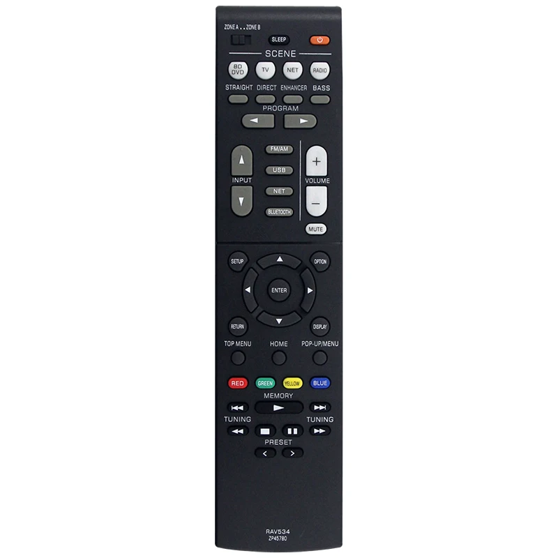 Compatible with Yamaha Audio RAV534 RAV531 TSR5810 TSR-5810 Remote Control RAV534 ZP45780 Remote Control Spare Parts