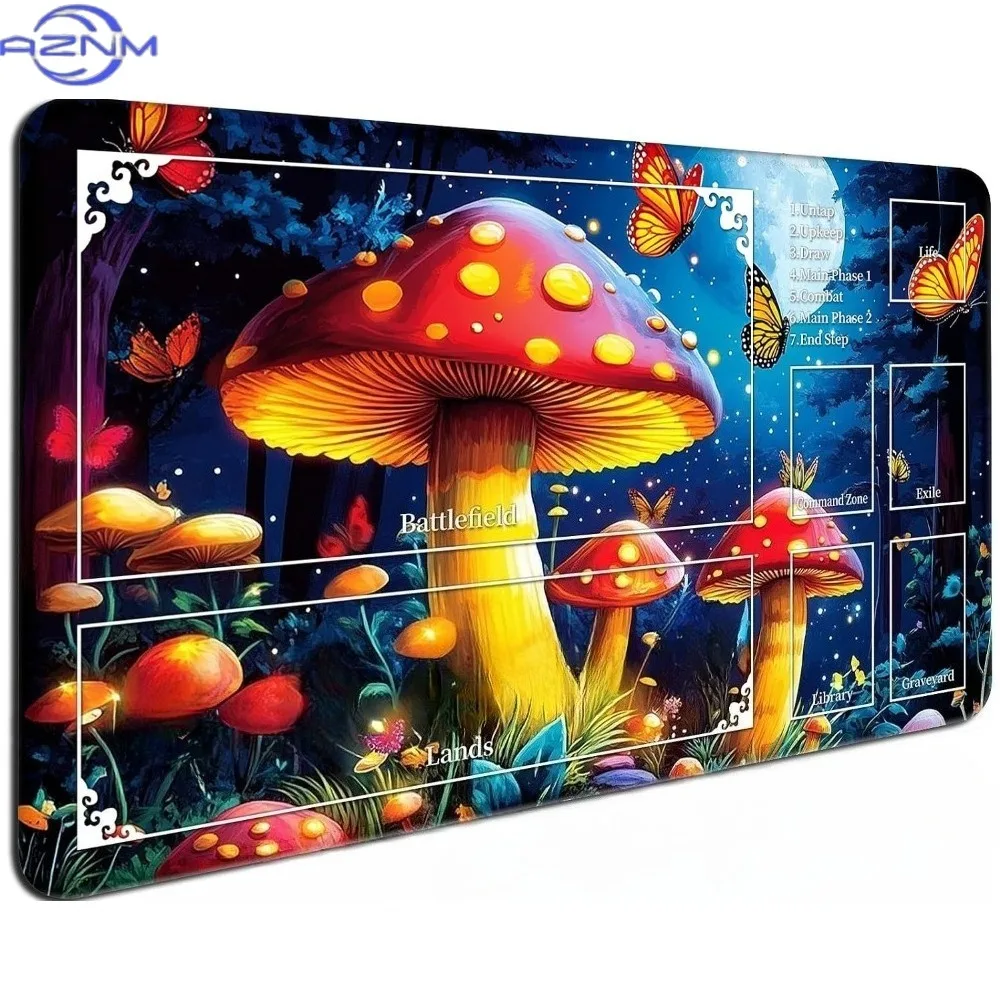 Vintage Hummingbird Pattern PlayMat Durable Office Deskpad Parties Gathering Card GameMat  Non-slip Keyboard PC Gaming Mouse Pad