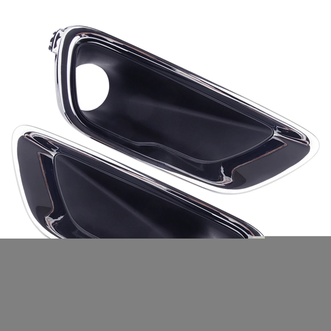 1 Pair Front Bumper Left Right Fog Light Lamp Cover Bezel 68261711AA 68261710AA Fit for Jeep Grand Cherokee 2016 2017 2018-2020