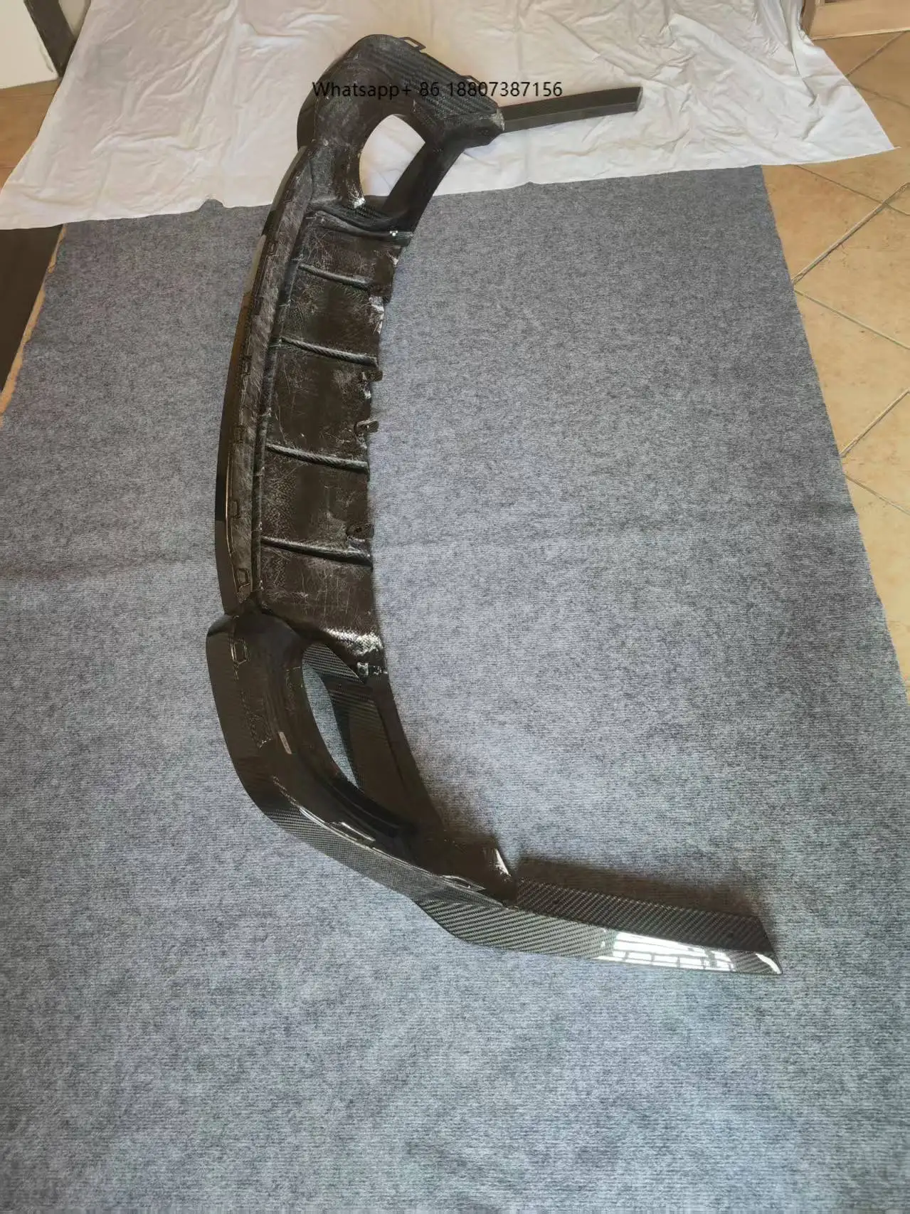 

Задний диффузор P Style из сухого карбона для Audi RS6 RS7 C8, идеальная совместимость