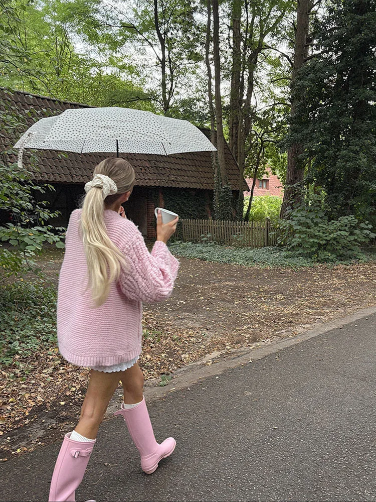 Autumn Winter New Women's Commuting Warm Pullovers Fashion Knitted Hollow Out Sweater Casual Crochet O-neck Long Sleeve Jumpers