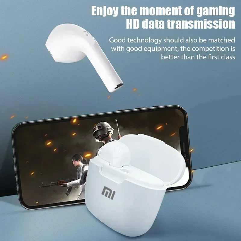 XIAOMI-Mini Fones De Ouvido Sem Fio Bluetooth, Auscultadores Esportivos, Auscultadores Impermeáveis Para Jogos, Controle De Toque, Bluetooth 5.3 TWS