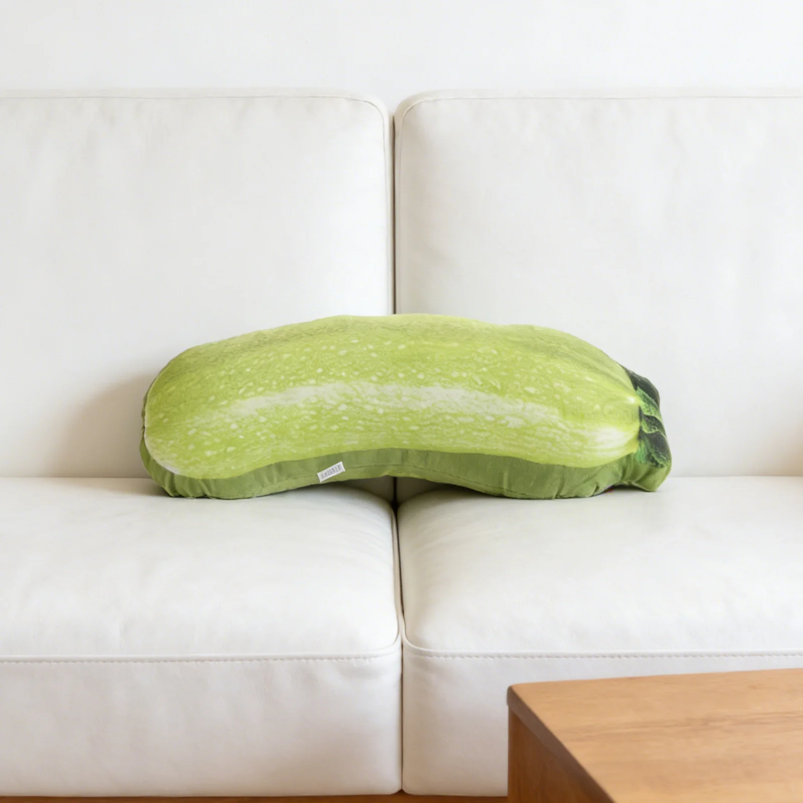 

21.61X7.86X6.29" Courgette Shape Throw Pillow Simulated Vegetable Plushie For Living Room Sofa Couch Decor Cute Food Pillow