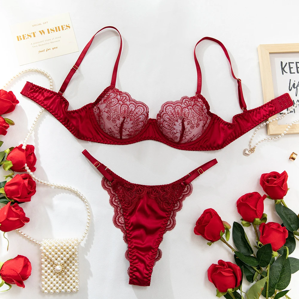 Set di Lingerie da Donna in Pi - Sheer Mesh Bra recensione e prezzo