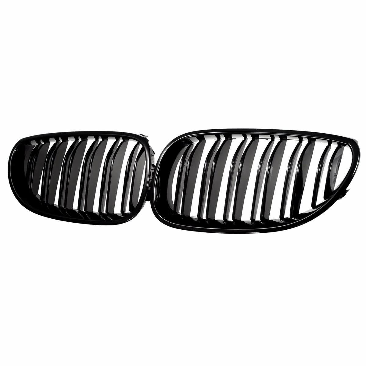 Glossy Black Racing Front Grille For BMW 5 Series E60 E61 M5 520I 535I 550I 2003-2010 Sedan Car Front Kidney Grille Grill