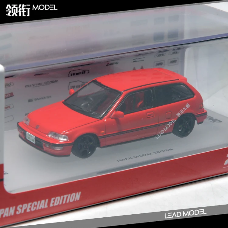 INNO 1/64 Honda Civic EF9 SIR Alloy car model Collection gift