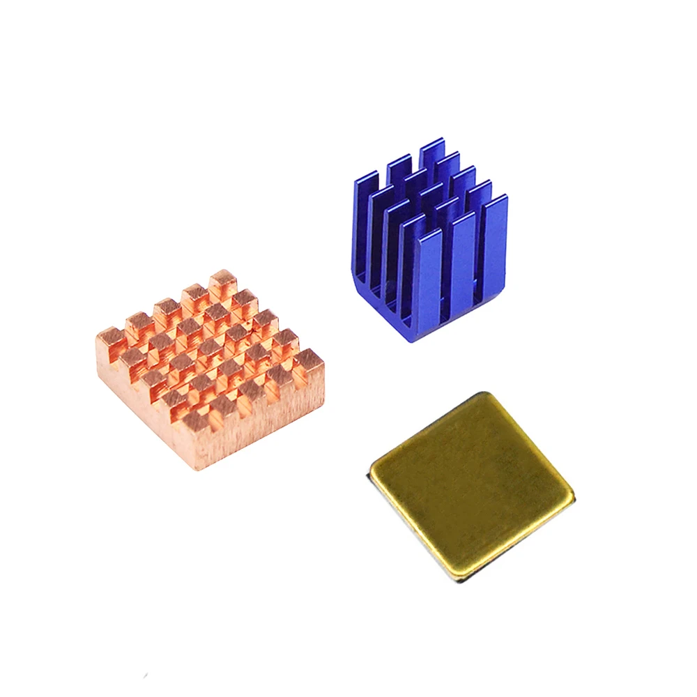 Radiator Copper Raspberry Heatsink,Mini PC Raspberry Pi 4 3 2 1 Model B A Plus Processor RAM Memory Lan Chip Heat sink Cooling
