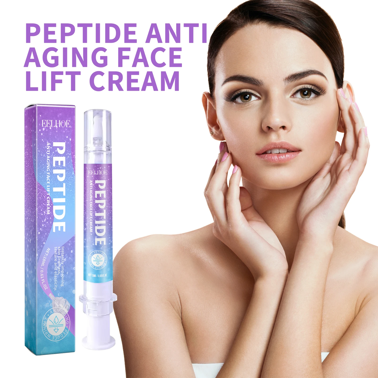 

EELHOE Peptide Facial Lift Cream Уходный крем Улучшает укрепляет кожу, текстуру, эластичность, тонкие линии