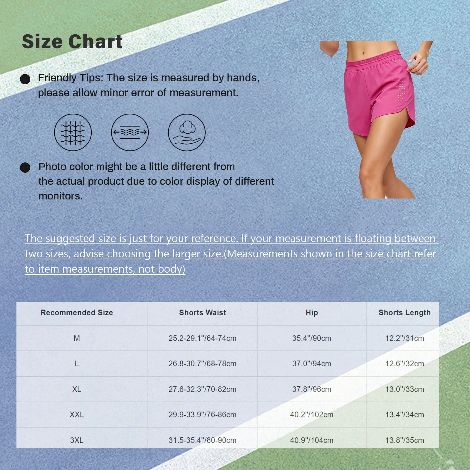 

Women Breathable Lightweight Side Split Shorts Drawstring Elastic Waistband Quick Dry with Built in Briefs Running Yoga Cycling