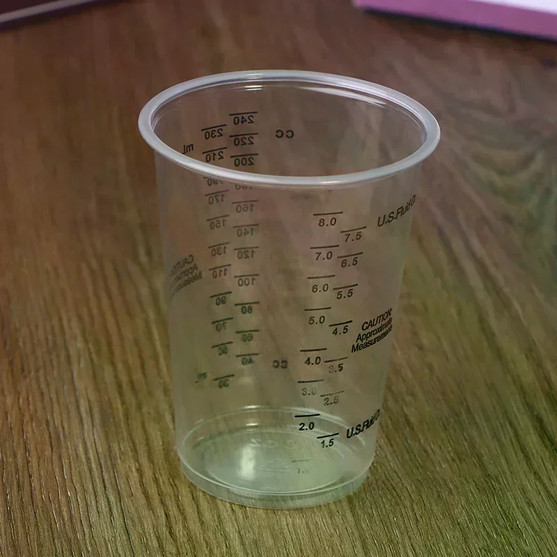 Resin Mixing Cup - 8OZ Disposable Plastic Measuring Cups For