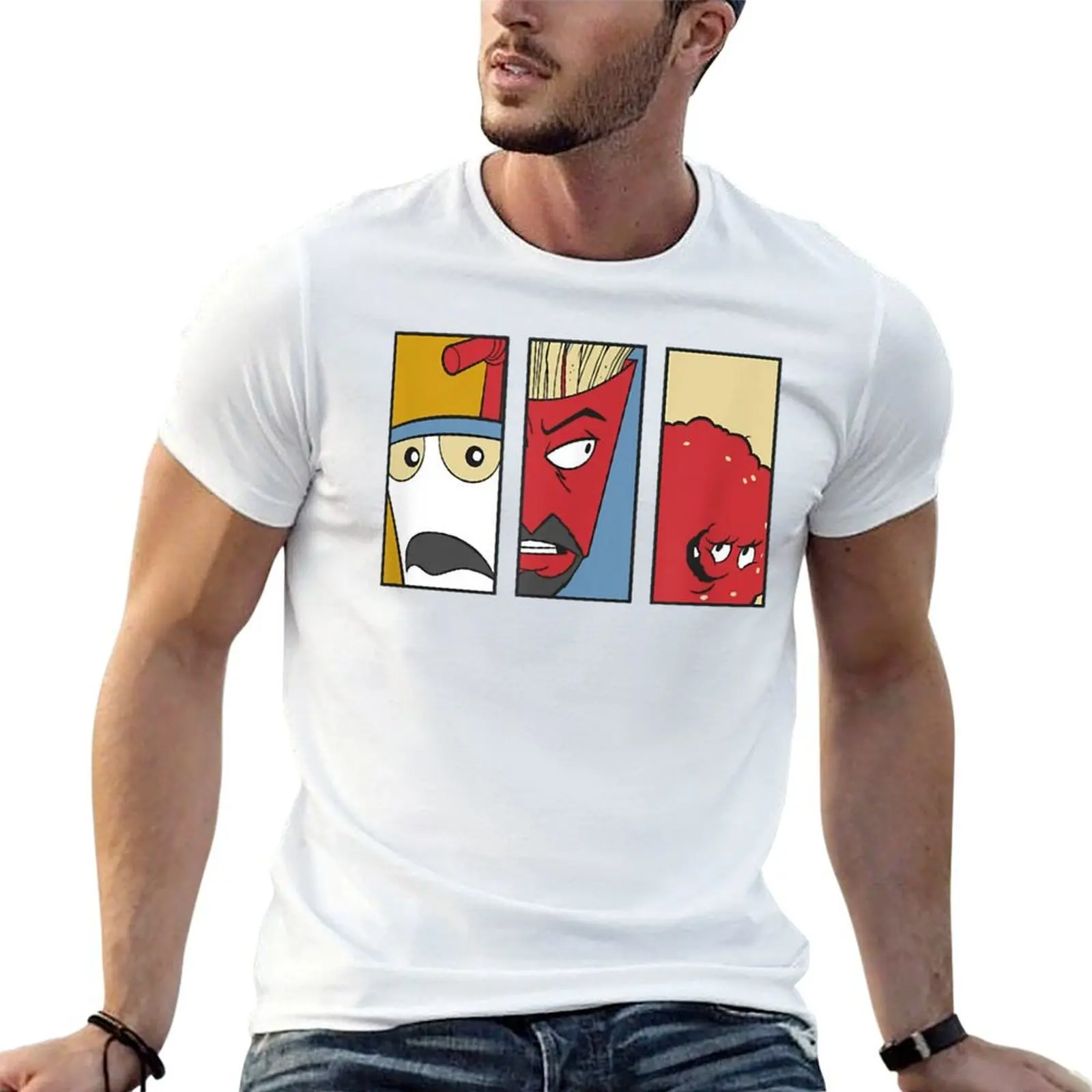 EXCLUSIVE Best Selling Aqua Teen Hunger Force T-Shirt anime funny meme t-shirts mens clothing