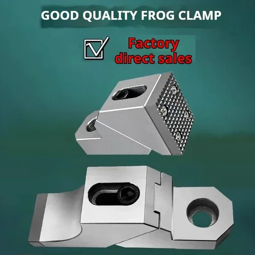 Imagen 2 del producto CNC Side Fixture Clamp Fixed Precision Fixtures Clamping OK Vise Vice Frog Clamps Flat End Bench Vice Workholding Fixturing