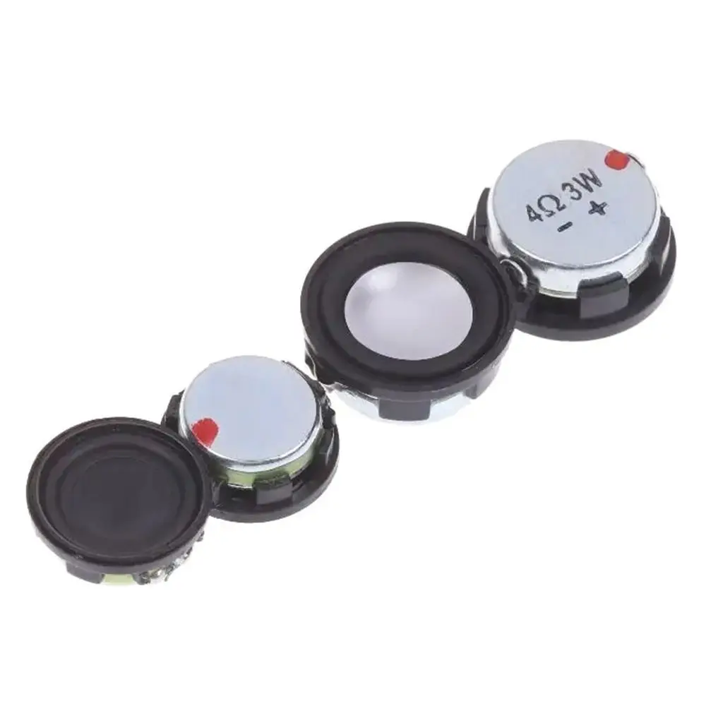 1/2Pcs 20/24/28mm Mini Full Range Speaker 4Ohm 3W Round Neodymium Loudspeaker Bass Effect 1Inch Home Theater DIY Speaker