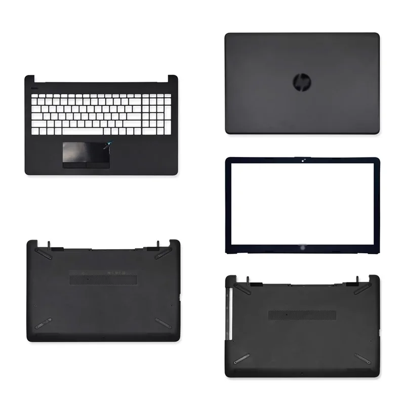 Funda de ordenador portátil para HP 15-BS 15-BW 15-RA 15-RB 250 G6 255 G6 LCD, cubierta trasera, bisagras de bisel frontal, reposamanos, carcasa inferior superior