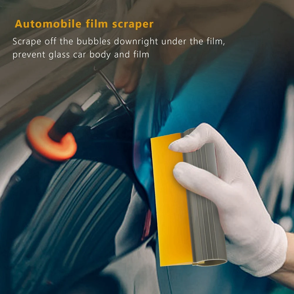 AB47-2X escurridor Turbo, herramientas de película para ventana, raspador de tubo, hoja de agua, aplicador de envoltura de calcomanía, tinte Flexible para el hogar del coche